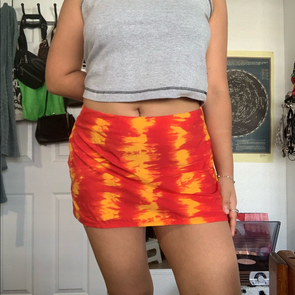 Victoria’s Secret tye dye rainbow sherbet skirt